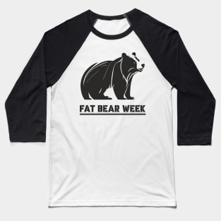 Monochrome Bear Baseball T-Shirt